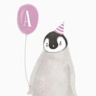 Party penguin print
