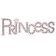 princess pink metal sign girl room