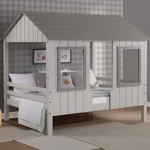 Madrid house-shaped Loft bed for toddlers
