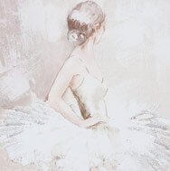 ballerina canvas art