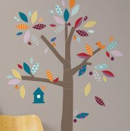 baby room tree wall stickers