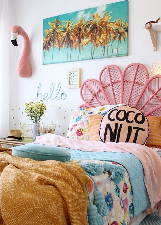 boho kids bed