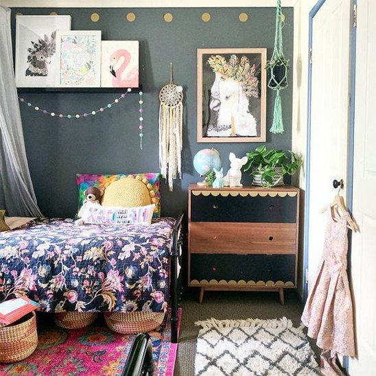 boho kids bed