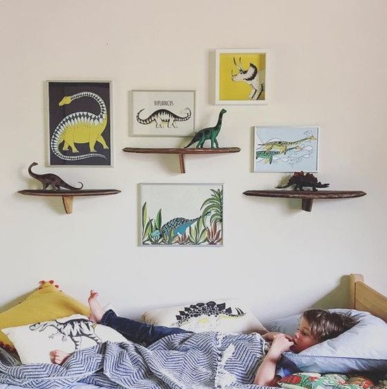 Dinosaurs theme boy room