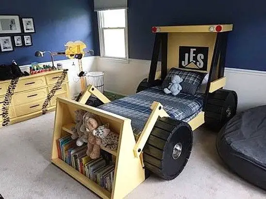 Tractor bed for kid