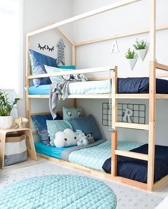 Bunkbed in kids bedroom