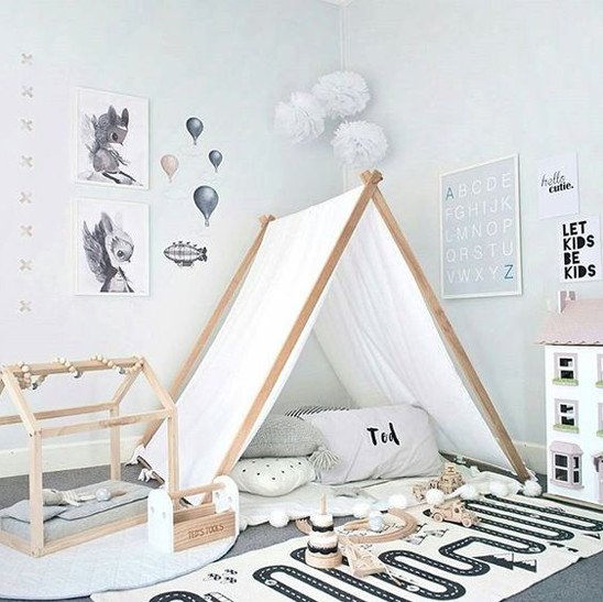 girls teepee bed