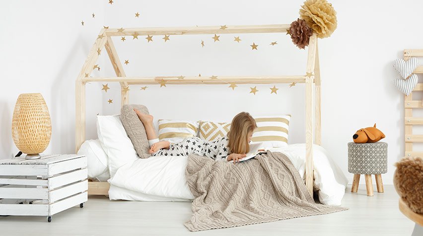 girls house bed