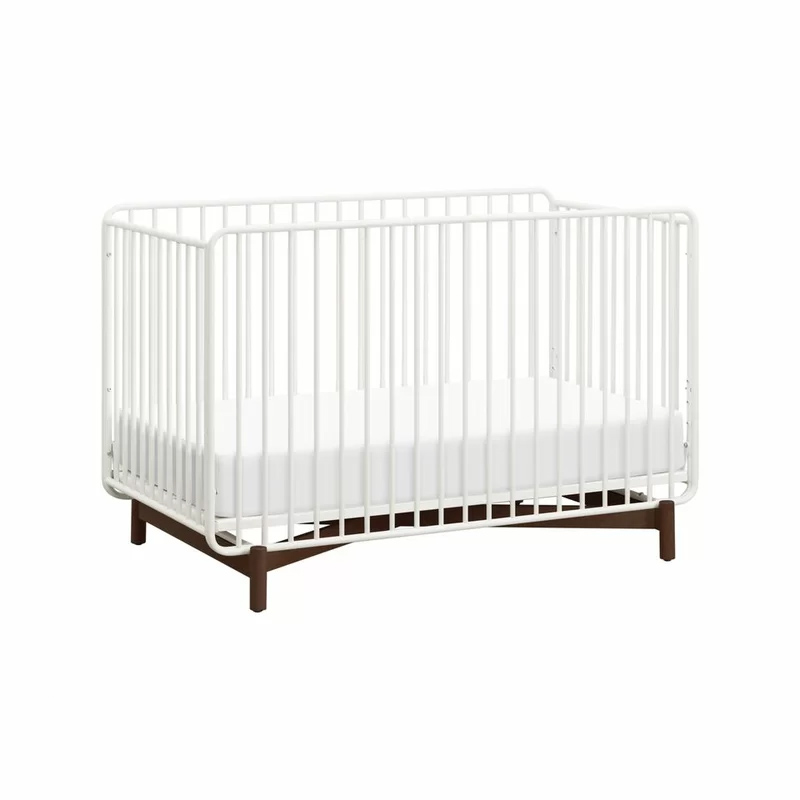 Babyletto Metal Iron Frame Mid-century Convertible Crib