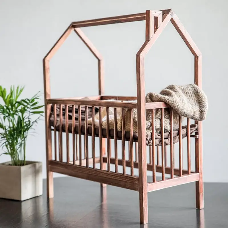 Baby Crib With a House Frame by Beloved Tree House