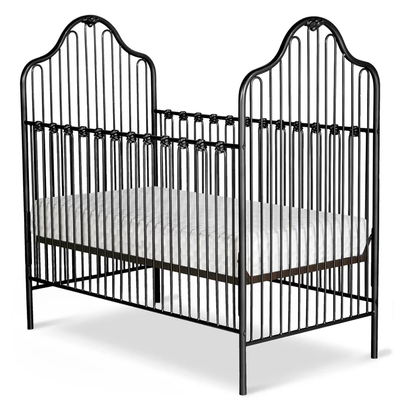 Corsican Antique Black metal crib