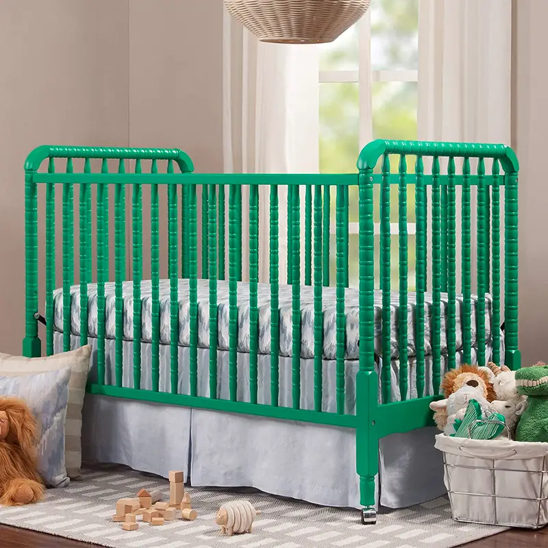 21 Natural Solid Wood Cribs The Best, Wooden Baby Cribs With Drawers And Wheels