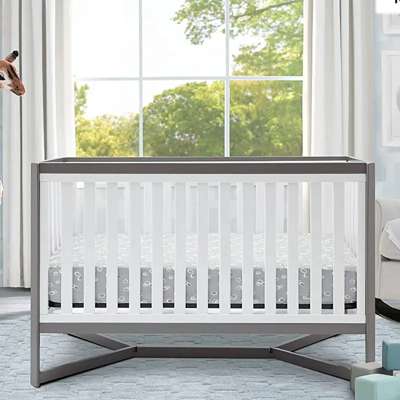 Contemporary Convertible Crib by  Delta