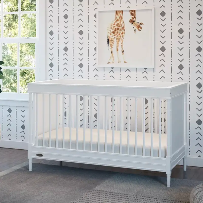 Vintage White Convertible Crib by Graco