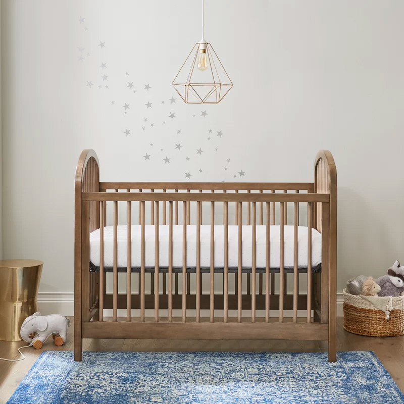 wood color crib