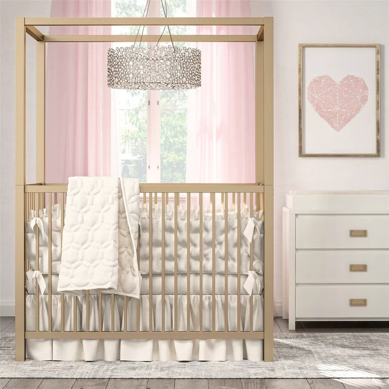 Little Seeds Modern Metal crib