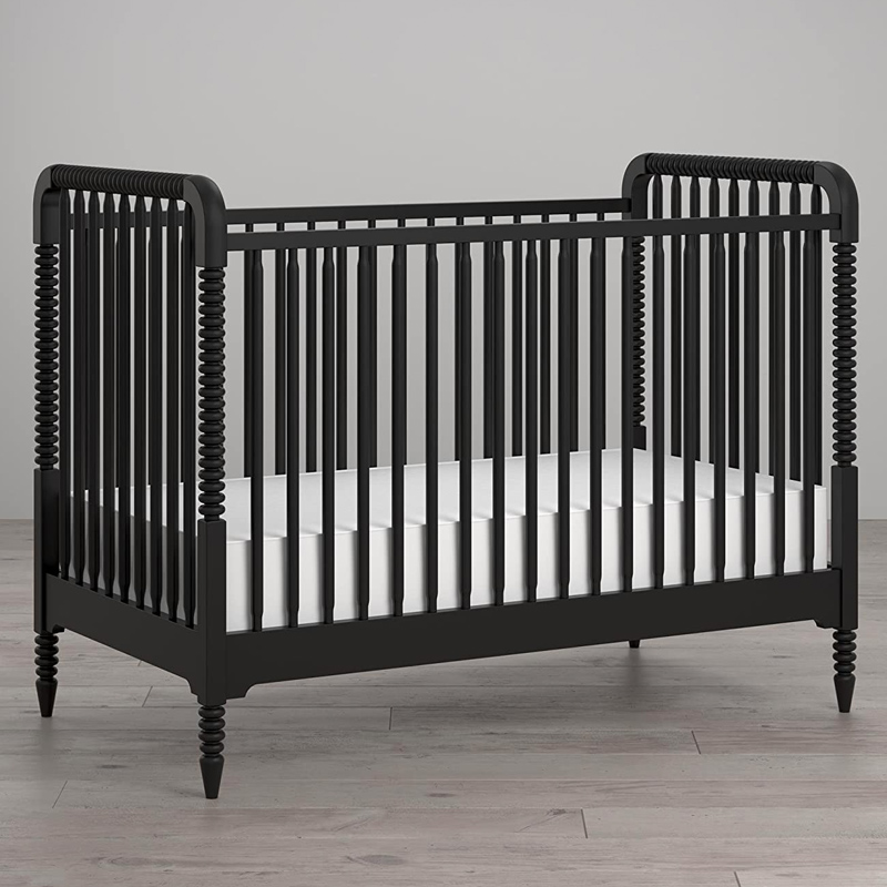 Black Vintage Crib by Little Seeds