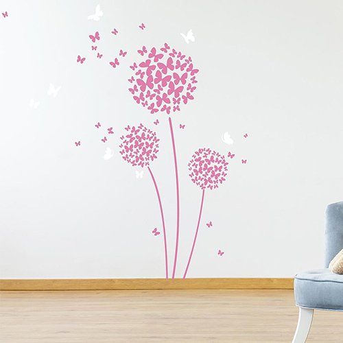 Blowing Dandelion Vinyl Wall Sticker