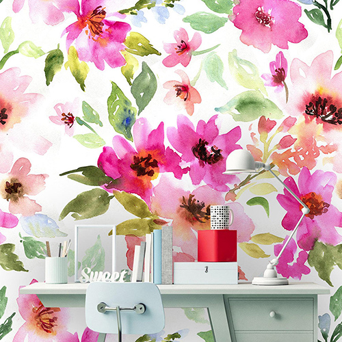 Floral Peel and Stick Wallpaper