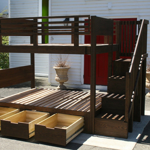 Solid Hardwood Bunk Bed