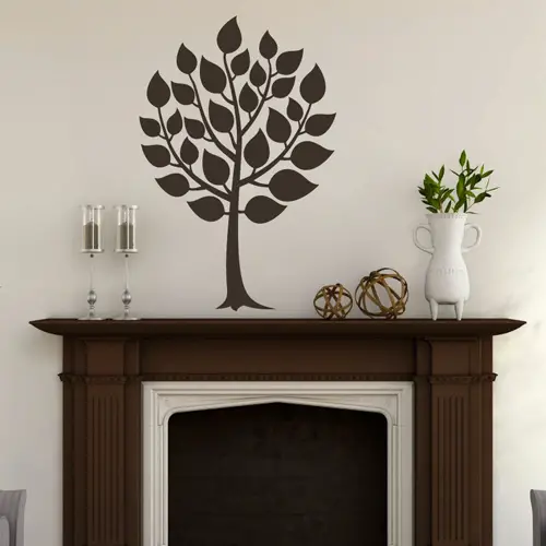 Small family tree wall decal