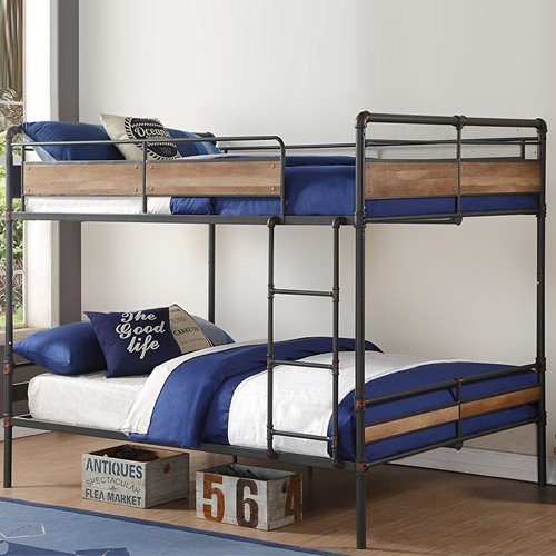 Brantley Ii Industrial Queen Size  Bunk Bed