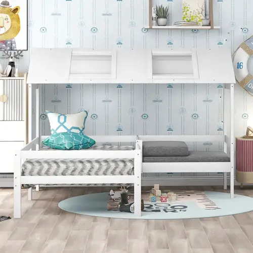 Harper Orchard's Jenna Twin bed in White
