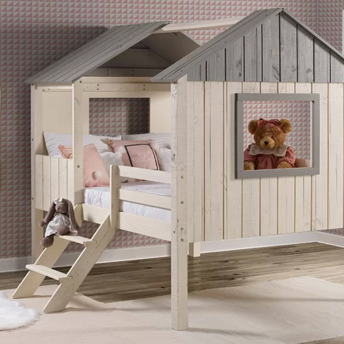 Schlenker full bunk loft house for toddler