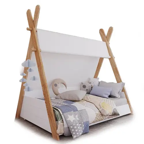 Wooden twin size teepee bed plan