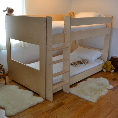 small bunk beds with storage