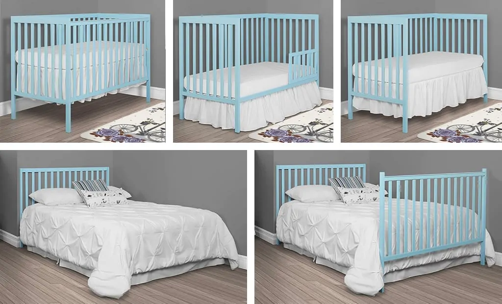 Convertible crib bed options