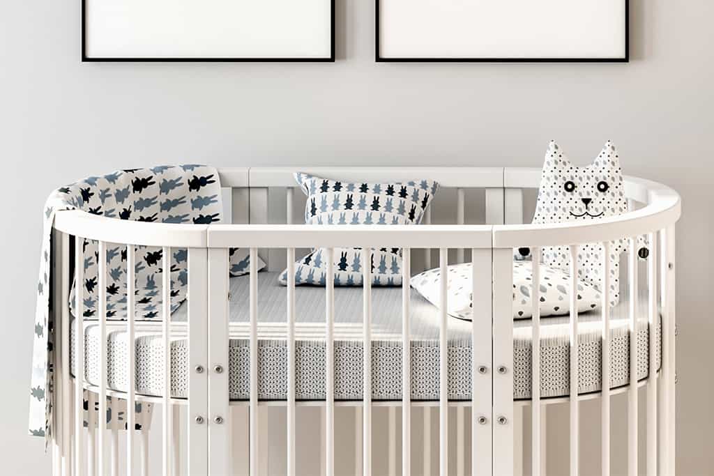 round baby cot