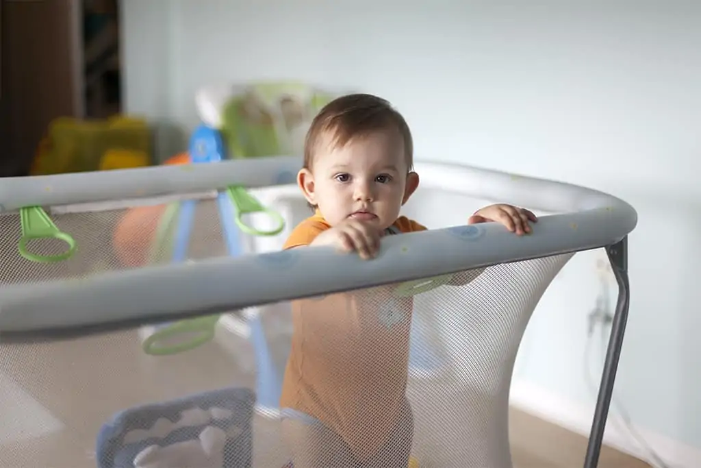 How long baby can use portable crib