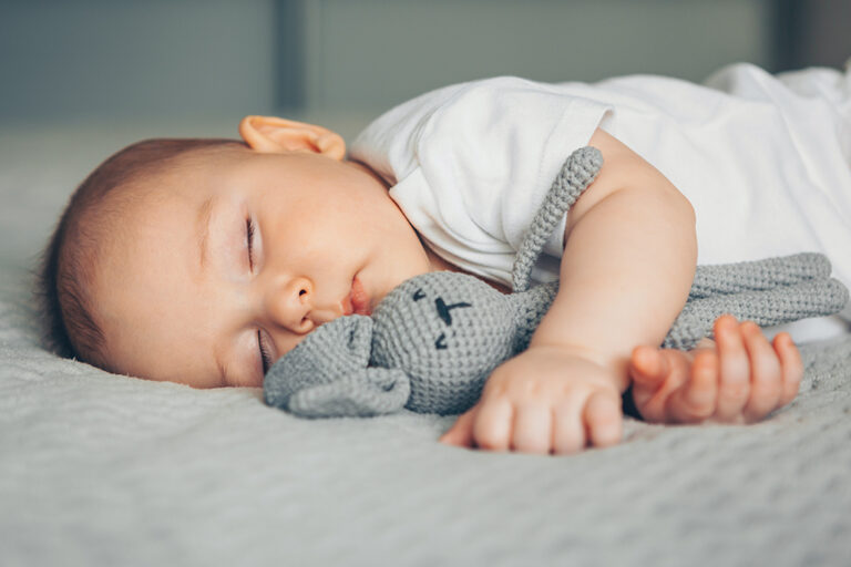 newborn crib mattress position